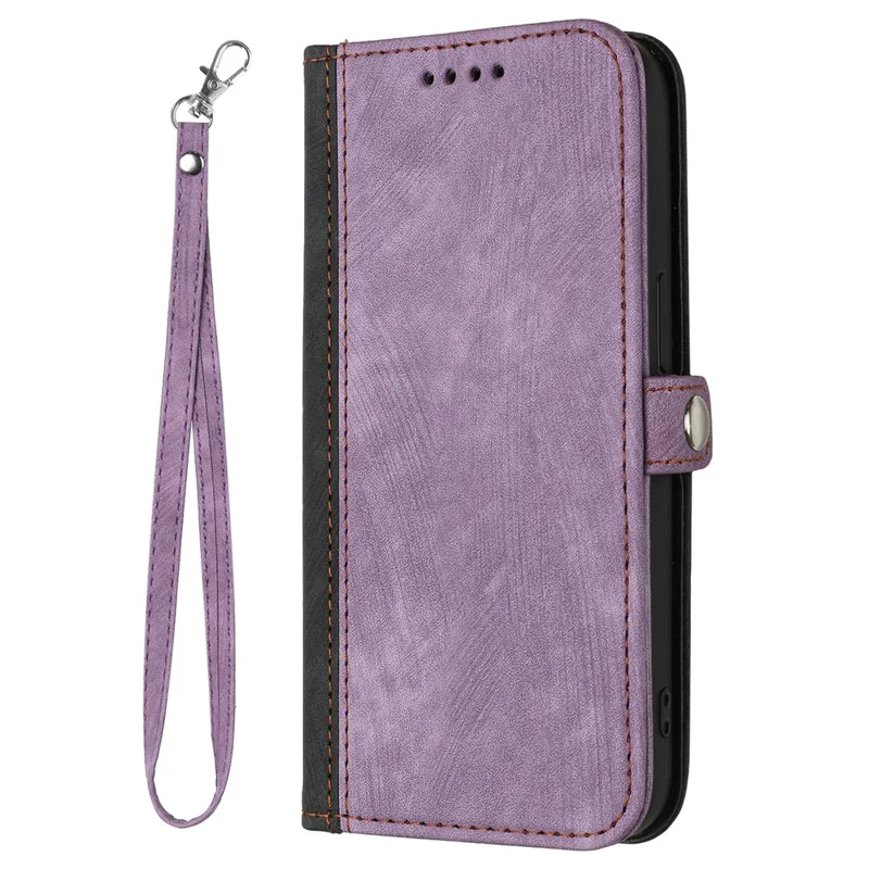 YX0020 For Samsung Galaxy A05s 4G Leather Case Stand Wallet Phone Cover - Purple