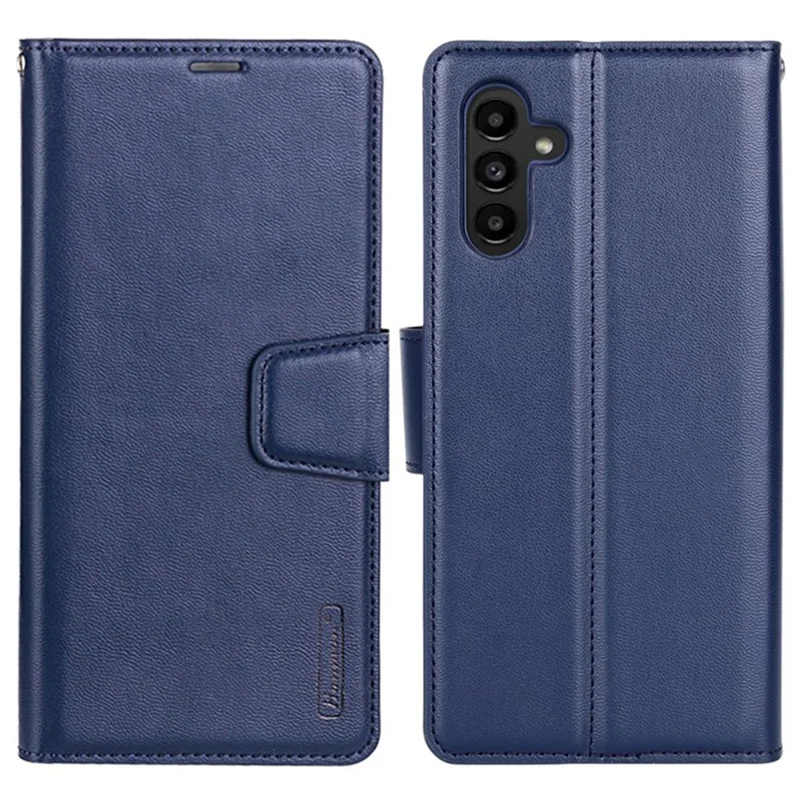HANMAN Mill Series for Samsung Galaxy S24+ Case Wallet PU Leather Phone Cover - Sapphire