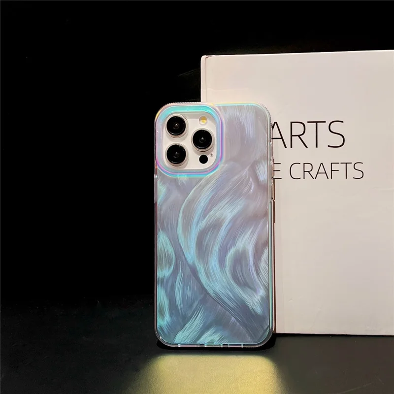 For iPhone 15 Pro Max Phone Case TPU+PC Anti-drop Back Cover - Style B