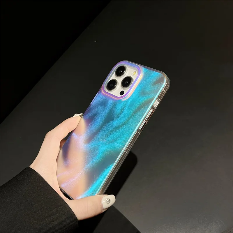 For iPhone 15 Pro Cell Phone Case Creative TPU+PC Anti-drop Back Shell - Style C