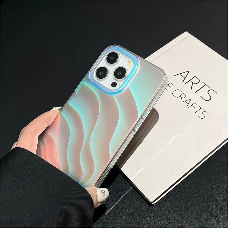 For iPhone 15 Pro Cell Phone Case Creative TPU+PC Anti-drop Back Shell - Style A