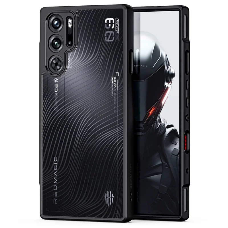 DUX DUCIS Aimo Series For ZTE nubia Red Magic 9 Pro 5G / 9 Pro+ 5G / 9S Pro 5G / 9S Pro+ 5G Matte Phone Case (REACH Certification) - Black