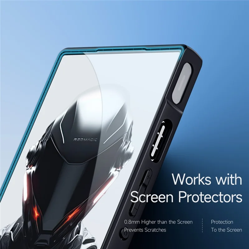 DUX DUCIS Aimo Series For ZTE nubia Red Magic 9 Pro 5G / 9 Pro+ 5G / 9S Pro 5G / 9S Pro+ 5G Matte Phone Case (REACH Certification) - Black