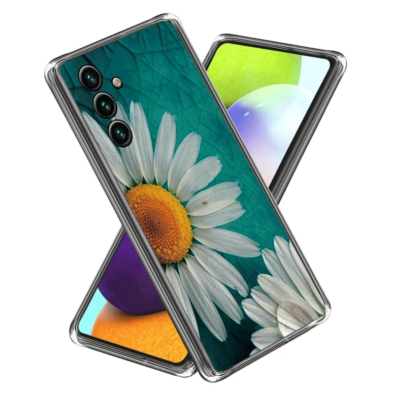 For Samsung Galaxy A05s 4G IMD Phone Cover Pattern Printed Flexible Slim TPU Case - Daisy