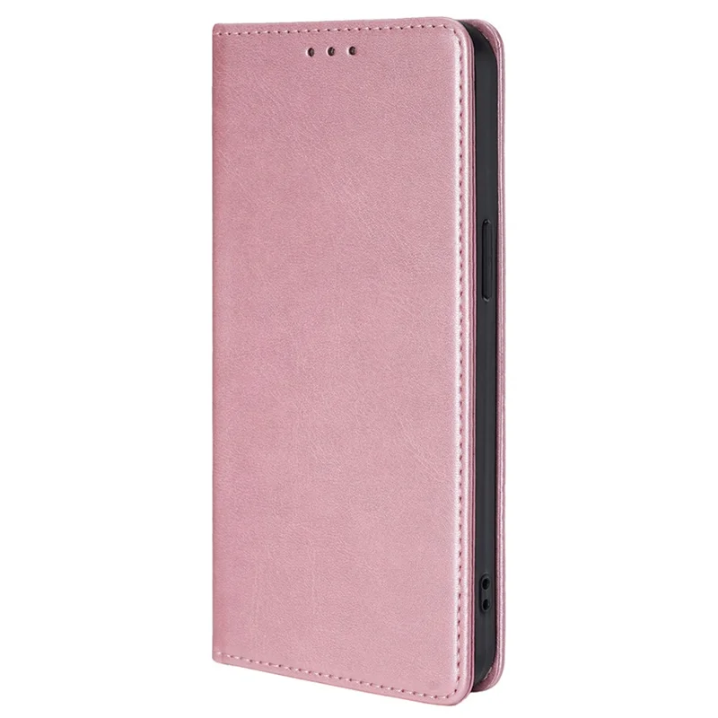 For Oppo A79 5G / A2 5G Case Magnetic Auto Closing Leather Wallet Stand Cover - Rose Gold