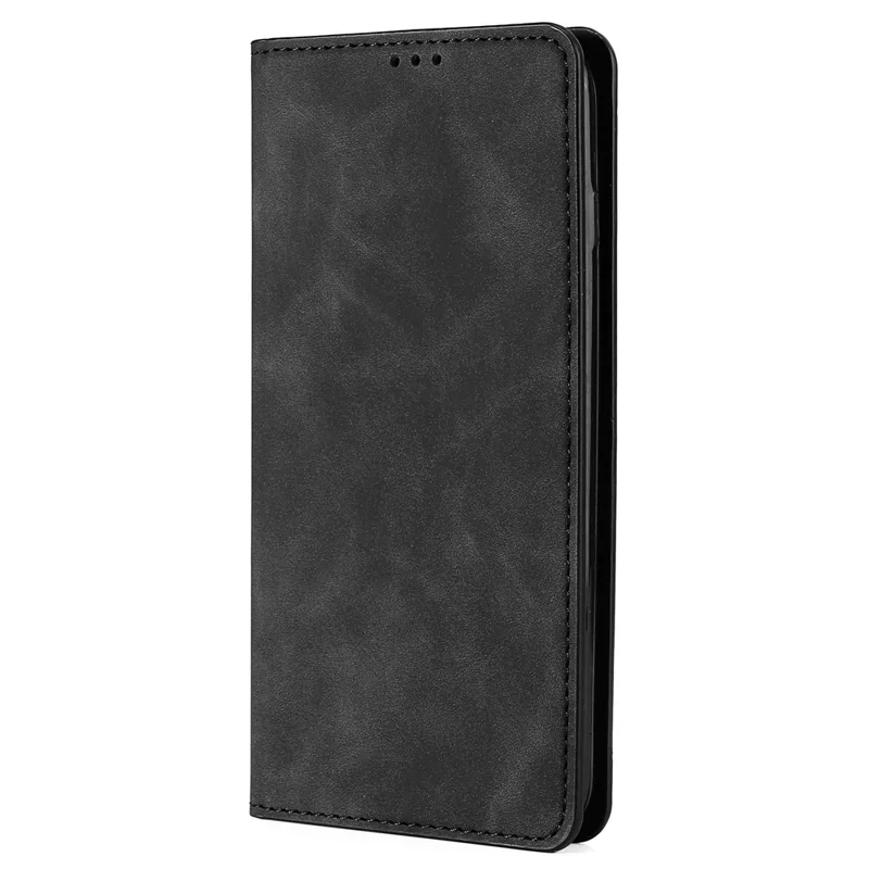 For Oppo A79 5G / A2 5G Leather Case Magnetic Auto Closing Phone Stand Cover - Black