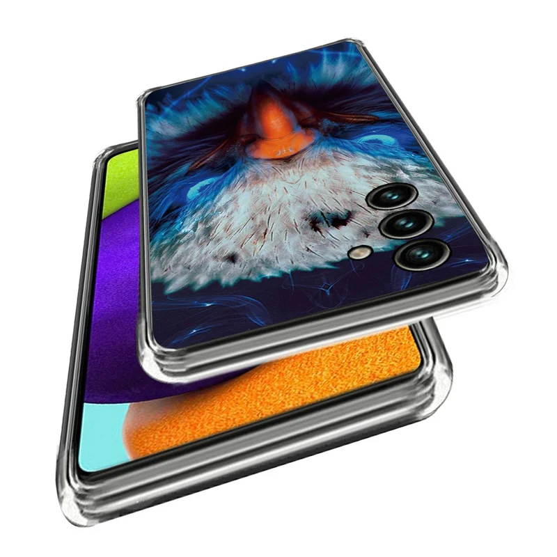 For Samsung Galaxy A25 5G (Global) (161.0 x 76.5 x 8.3mm) Case TPU Phone Cover with IMD Pattern Printing - Falcon