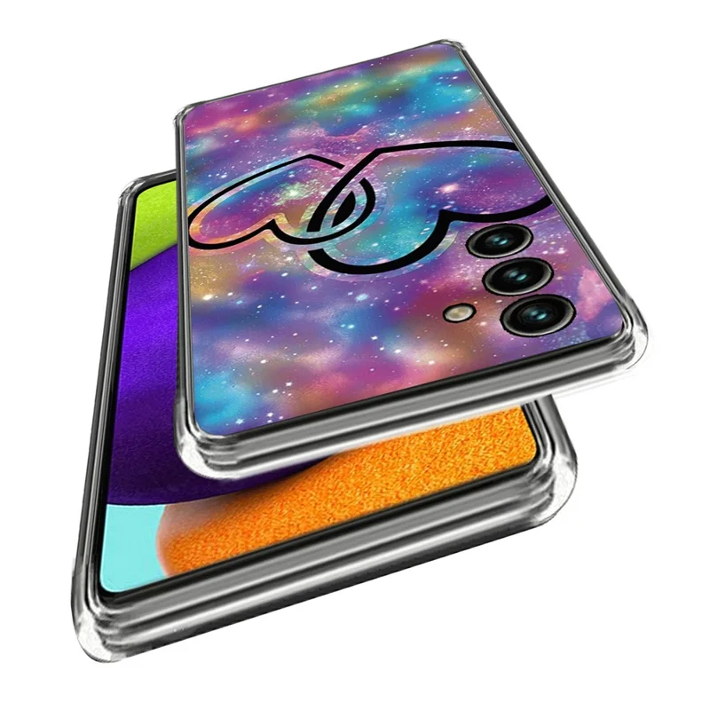 TPU-hoesje met IMD-patroonbedrukking voor Samsung Galaxy A05s 4G, anti-krasbescherming - Heart to Heart