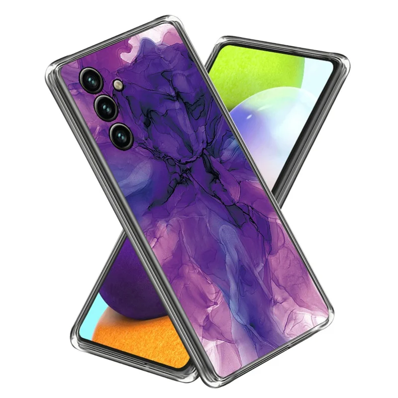 For Samsung Galaxy A15 5G TPU Case Abstract Marble Printed IMD Phone Cover - Style L
