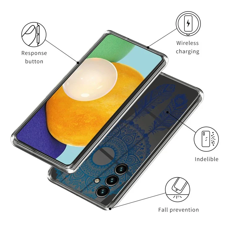 For Samsung Galaxy S23 FE TPU Case Printing Pattern Soft Phone Cover - Dream Catcher