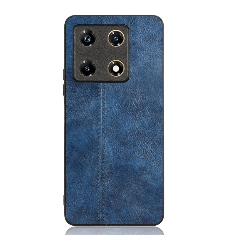 For Infinix Note 30 Pro 4G Phone Case Slim PU Leather Coated Back Cover - Blue