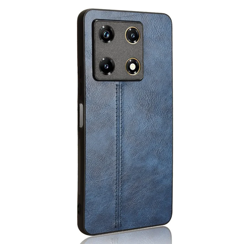 For Infinix Note 30 Pro 4G Phone Case Slim PU Leather Coated Back Cover - Blue