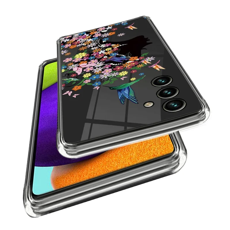 For Samsung Galaxy A05s 4G TPU Case IMD Pattern Anti-Scratch Slim Phone Cover - Flower Fairy