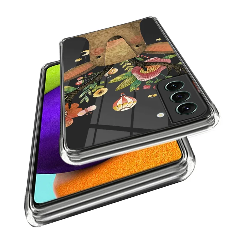 For Samsung Galaxy S24 TPU Phone Case IMD Pattern Slim Fit Protective Cover - Deer