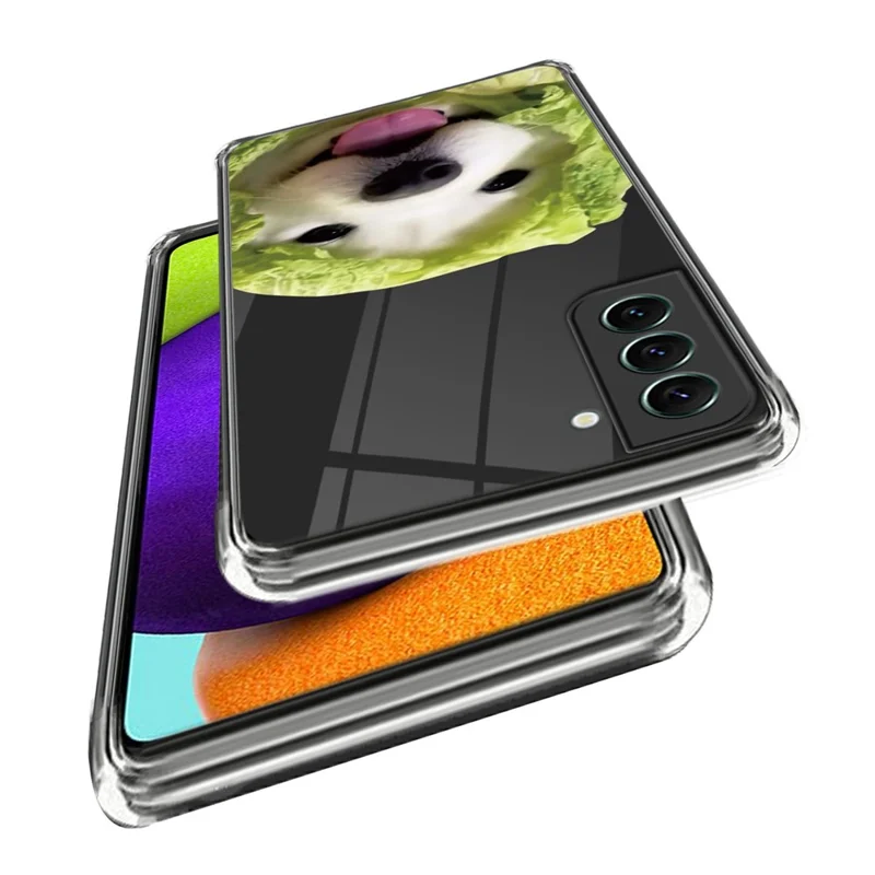 For Samsung Galaxy S24 TPU Case Pattern Printing Anti-scratch Phone Cover - Cabbage Dog