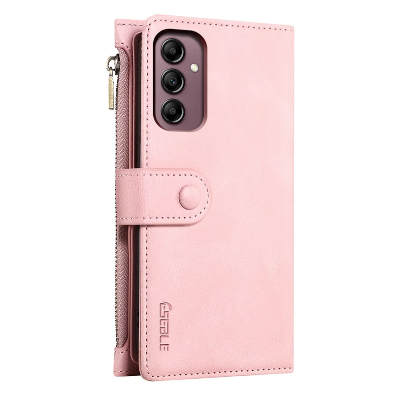 ESEBLE Star Series For Samsung Galaxy A35 5G Case Multifunction Wallet Leather Cover - Rose Gold