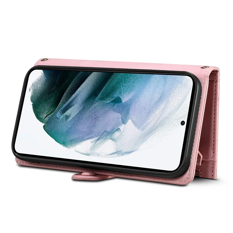 ESEBLE Star Series For Samsung Galaxy A35 5G Case Multifunction Wallet Leather Cover - Rose Gold