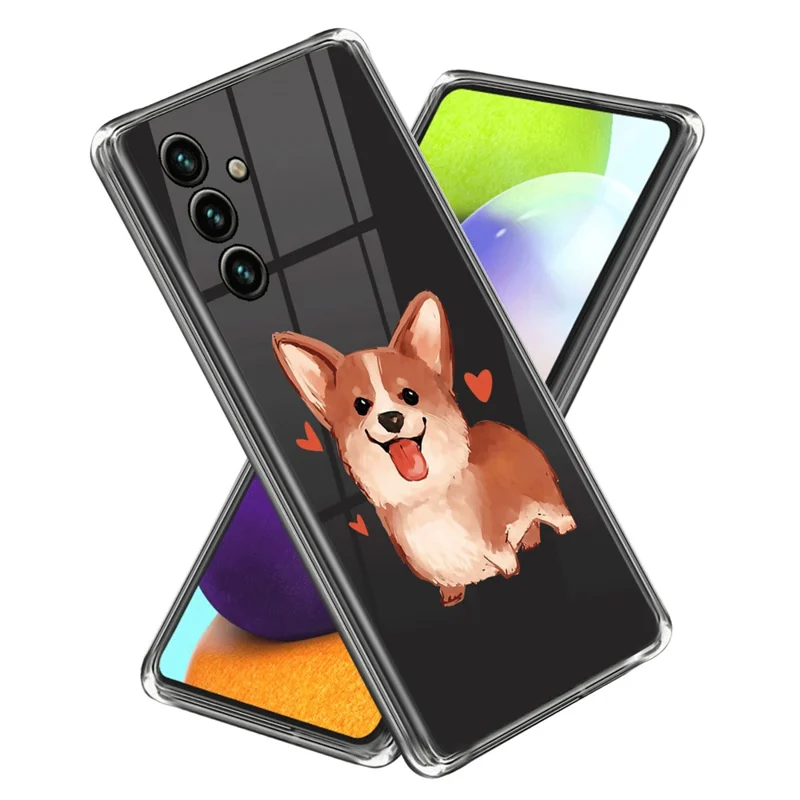 For Samsung Galaxy A15 5G TPU Case Pattern Printing Protective Back Cover - Dog