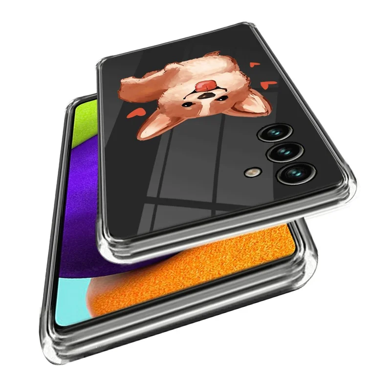 For Samsung Galaxy S23 FE TPU Case Pattern Printing Soft Phone Cover Protector - Dog