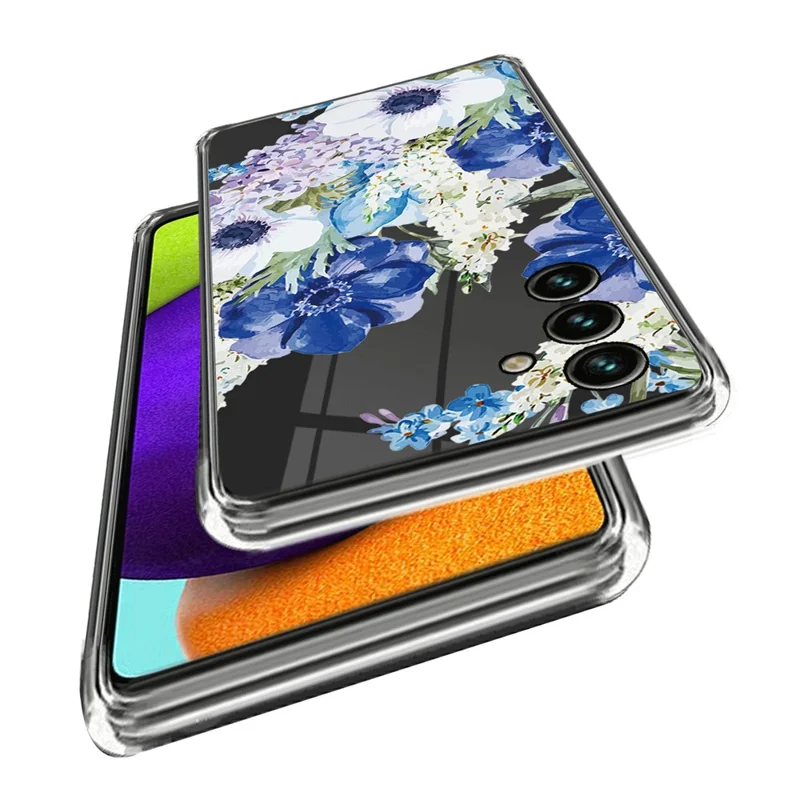 For Samsung Galaxy S23 FE TPU Case Pattern Printing Soft Phone Cover Protector - Flowers