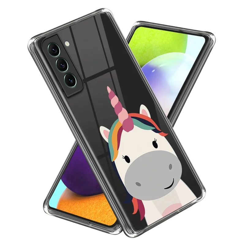 For Samsung Galaxy S24+ Case Pattern Printing TPU Cover Phone Protective Case - Horse