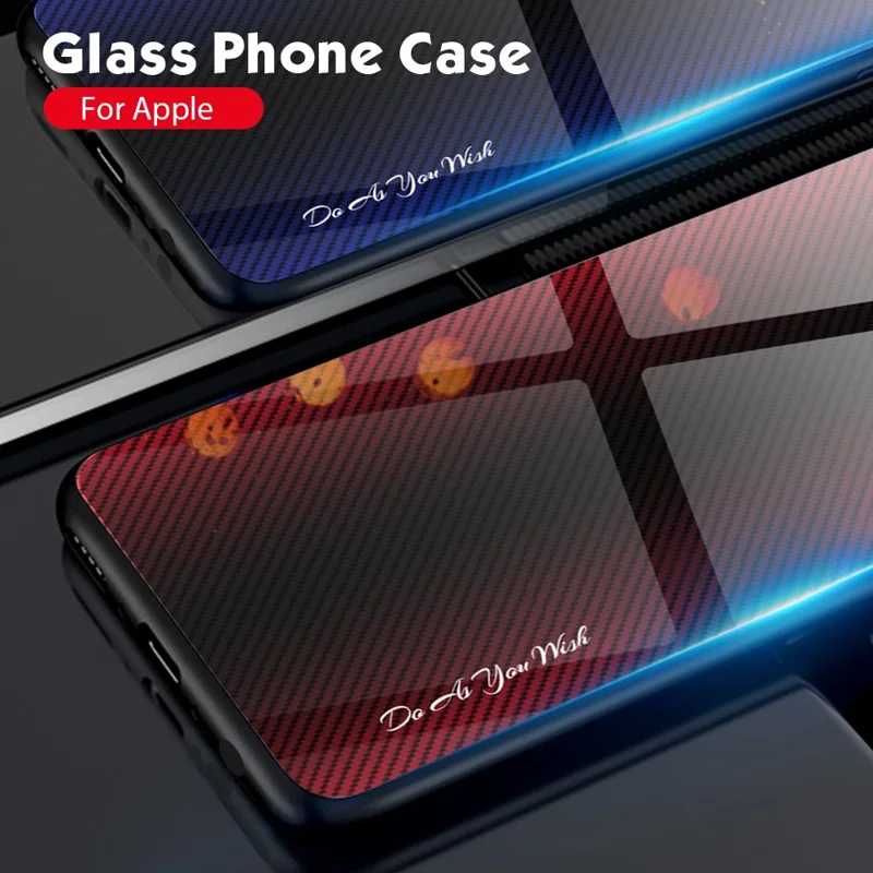 For Samsung Galaxy A15 5G Phone Case Tempered Glass+TPU Shock Protective Cover - Dark Blue