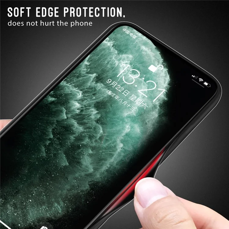 For Samsung Galaxy A15 5G Phone Case Tempered Glass+TPU Shock Protective Cover - Red