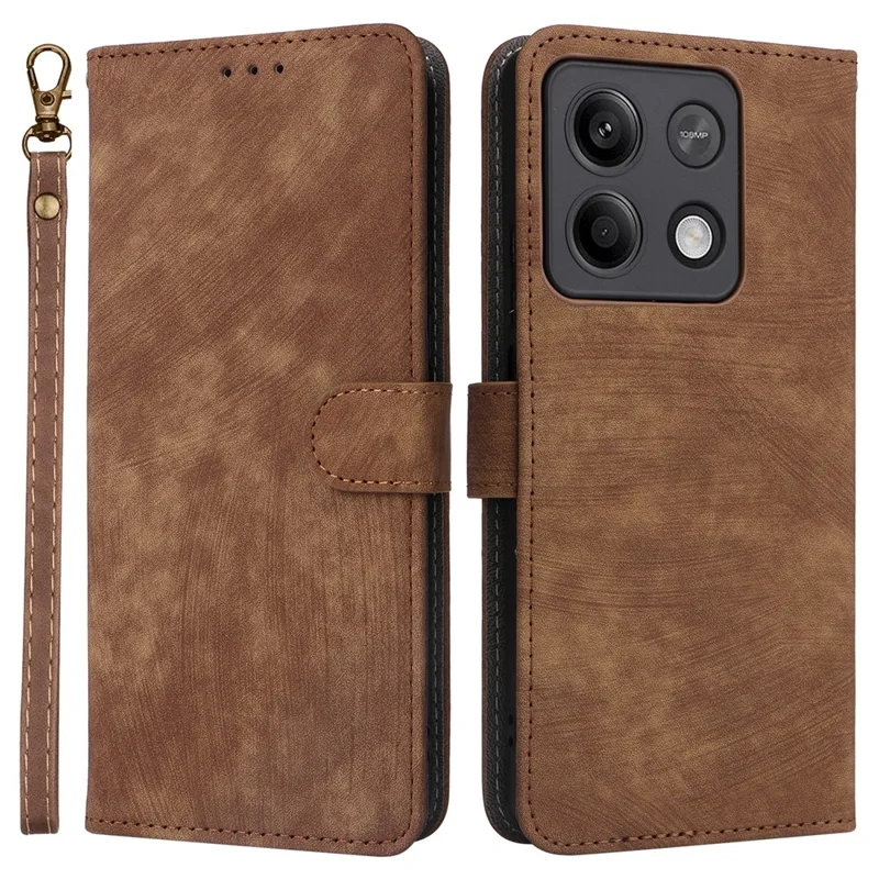 For Cricket Magic 5G / AT&T Propel 5G Leather Case RFID Blocking Wallet Phone Cover - Brown