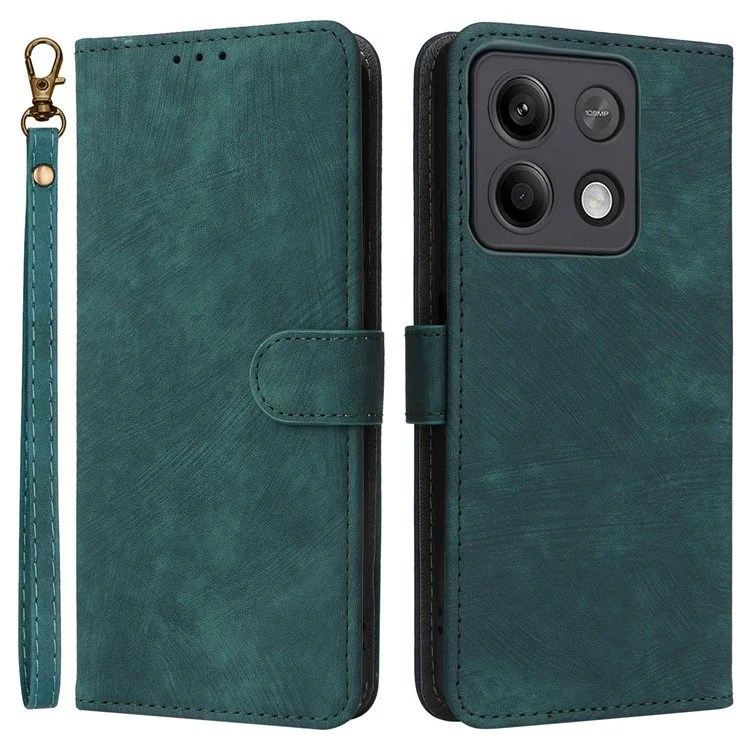 For Cricket Magic 5G / AT&T Propel 5G Leather Case RFID Blocking Wallet Phone Cover - Green
