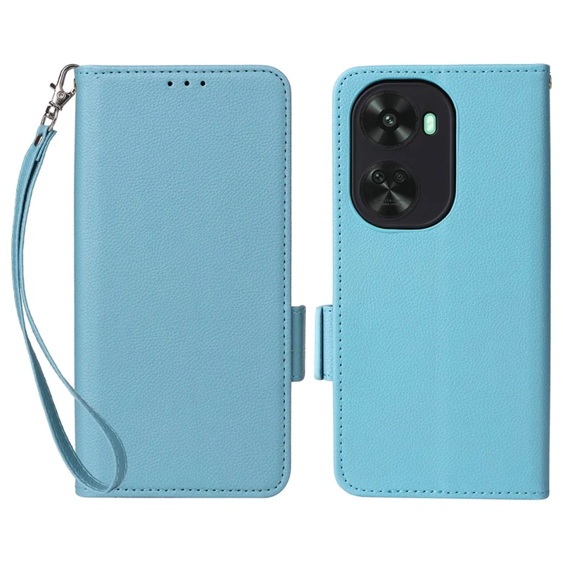 For Huawei nova 11 SE / nova 12 SE 4G Leather Wallet Case Magnetic Folio Phone Cover with Stand - Baby Blue