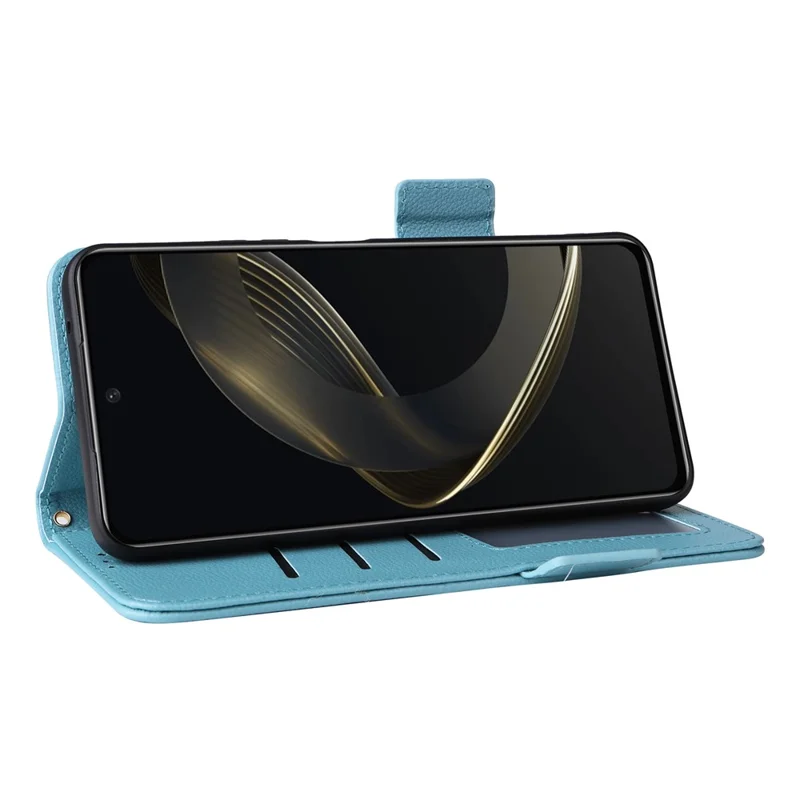 For Huawei nova 11 SE / nova 12 SE 4G Leather Wallet Case Magnetic Folio Phone Cover with Stand - Baby Blue