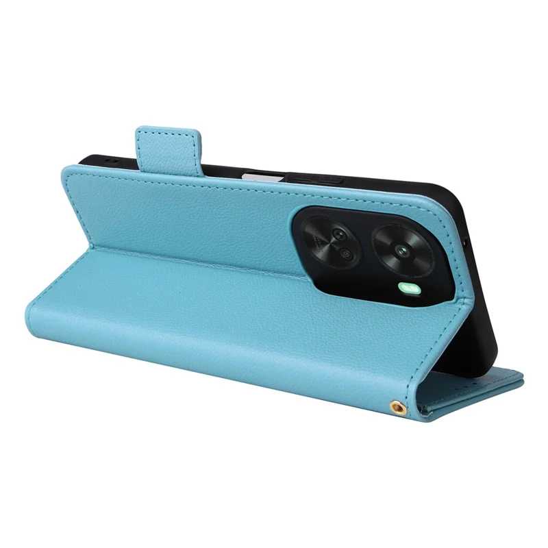 For Huawei nova 11 SE / nova 12 SE 4G Leather Wallet Case Magnetic Folio Phone Cover with Stand - Baby Blue