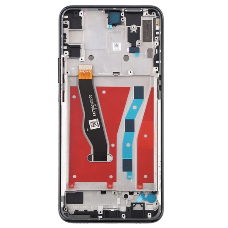 Per Huawei Goditi 10 Plus / P Smart Z / Y9 Prime 2019 Grade C LCD Schermo e Digitalizzatore Assemblaggio + Frame Part (tecnologia Cog) (senza Logo) - Nero