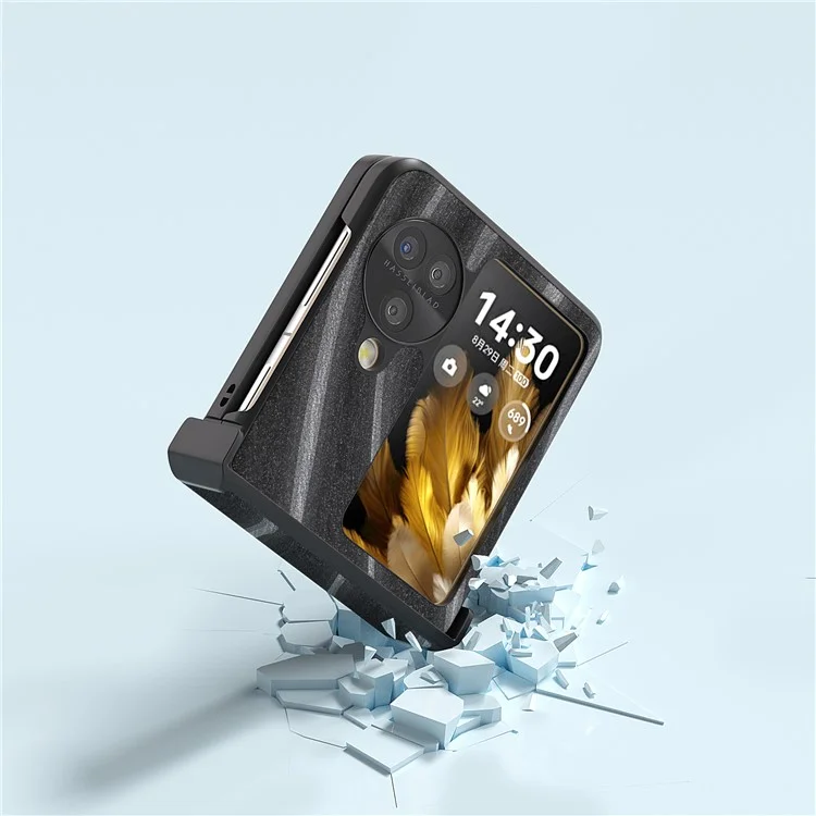 ABEEL Milky Way Serie für Oppo Find N3 Flip 5G Handyhülle Anti-Drop Schützende Abdeckung - Grau