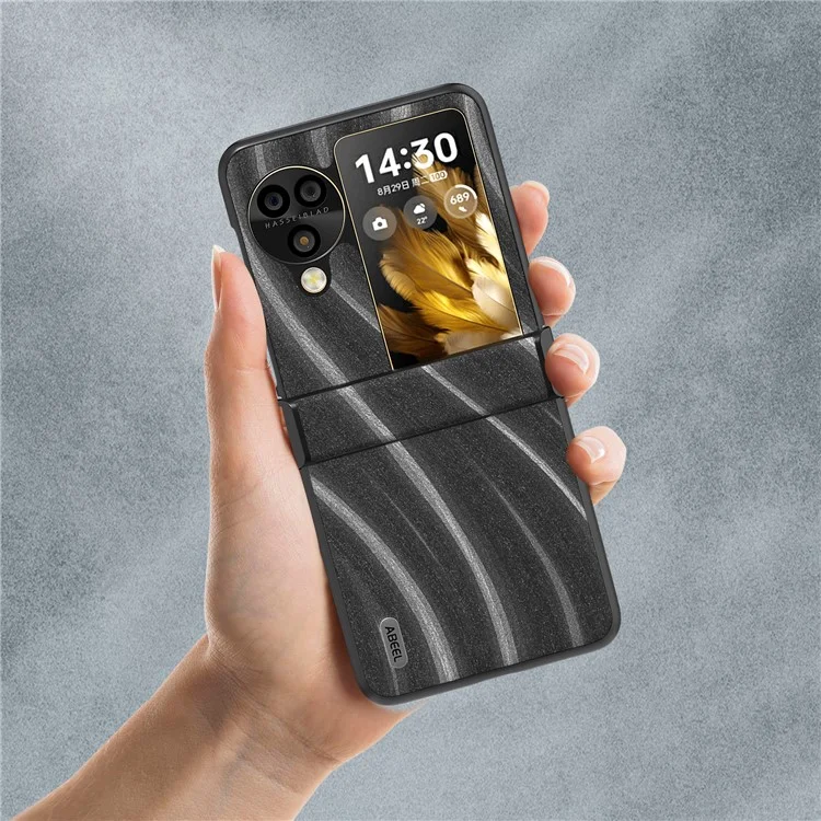 ABEEL Milky Way Serie für Oppo Find N3 Flip 5G Handyhülle Anti-Drop Schützende Abdeckung - Grau