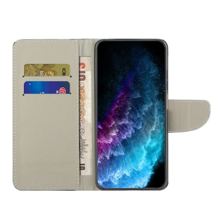 For Samsung Galaxy A35 5G Leather Case Pattern Design Magnetic Folio Phone Cover - Tower