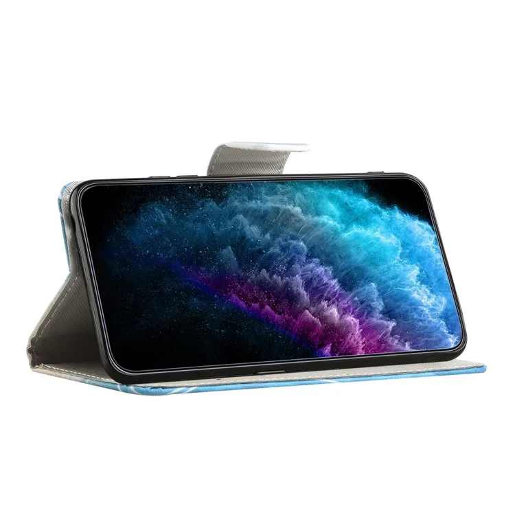 For Samsung Galaxy A35 5G Leather Case Pattern Design Magnetic Folio Phone Cover - Tower