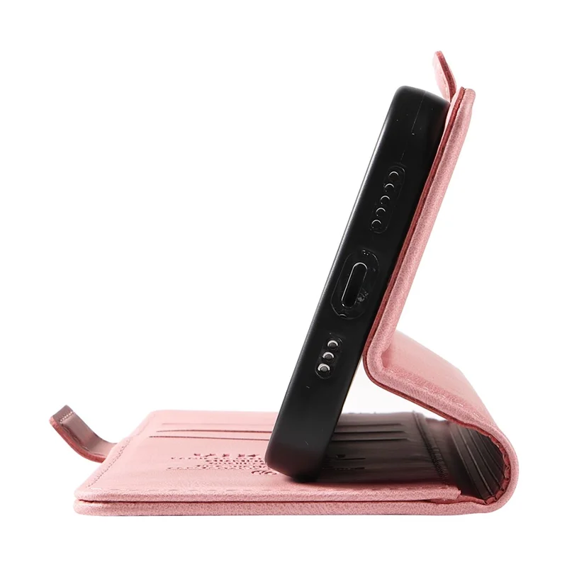 YIKATU YK-005 For Samsung Galaxy A25 5G (Global) (161.0 x 76.5 x 8.3mm) Case Folio Leather Wallet Phone Cover - Pink