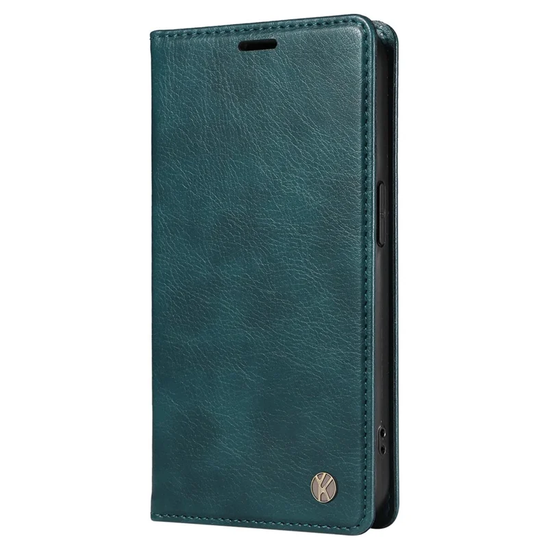 YIKATU YK-006 For Oppo A79 5G / A2 5G Leather Wallet Case Magnetic Flip Folio Phone Cover - Blue