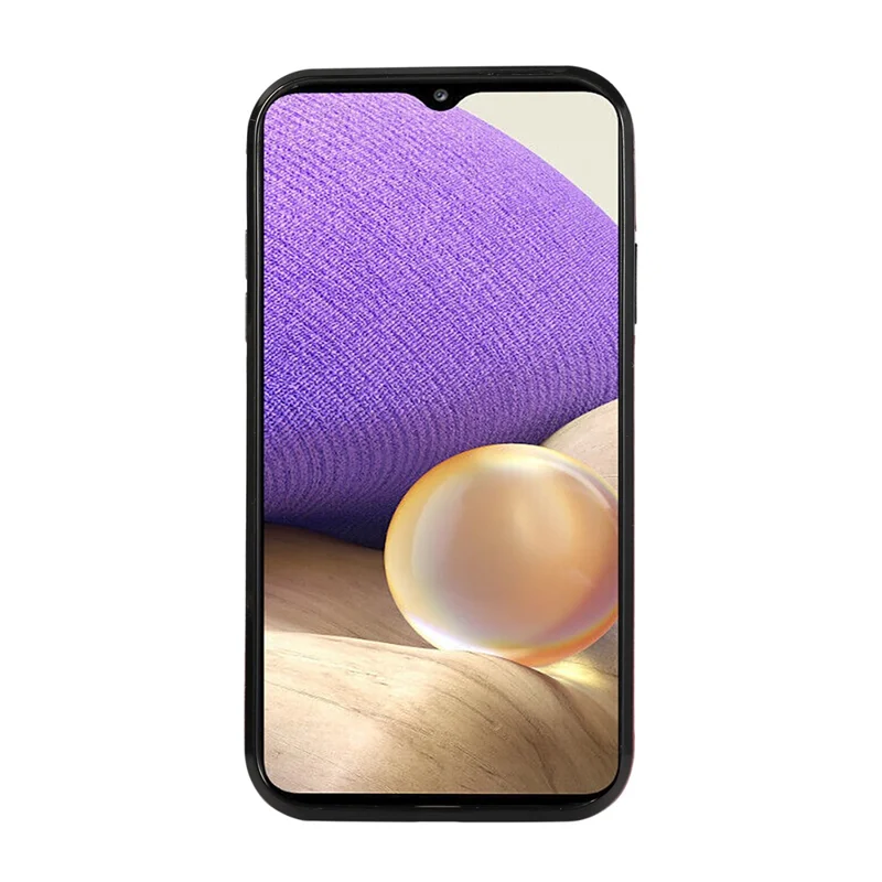 Für Samsung Galaxy A53 5G Case Kickstand TPU+PU Leder Handyhülle mit Kartenfach - Schwarz