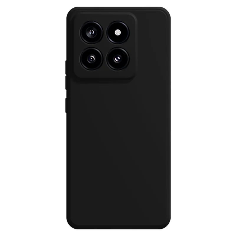 Per Xiaomi 14 Custodia Soft TPU con bordi dritti Antiurto a prova di caduta - Nero