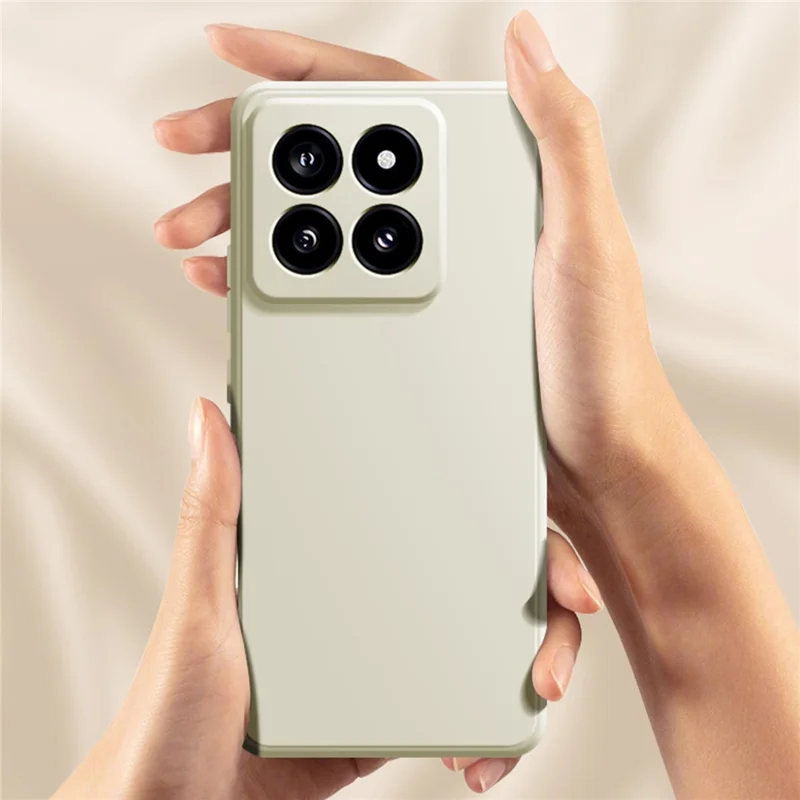 Per Xiaomi 14 Custodia Soft TPU con bordi dritti Antiurto a prova di caduta - Nero