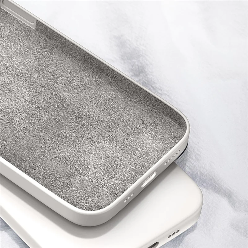 For Samsung Galaxy A15 5G Straight Edge Case Flexible TPU Rubberized Phone Cover - Grey Blue