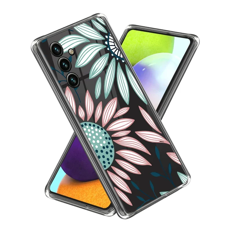 For Samsung Galaxy A15 4G Phone Case Slim Protective Soft TPU Pattern Cover - Sunflower