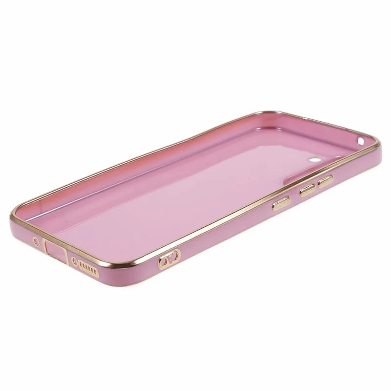 For Samsung Galaxy A15 4G / A15 5G Case Glossy 6D Electroplating TPU Protective Cover - Purple