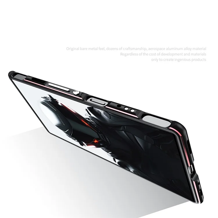 Для ZTE nubia Red Magic 9 Pro 5G / 9 Pro+ 5G Чехол-бампер для телефона - черный / красный