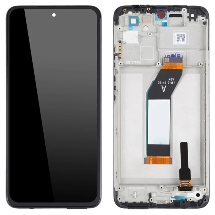Für Xiaomi Redmi 10 Prime Klasse C LCD-Bildschirm und Digitizer-Baugruppe + Rahmen (ohne Logo)