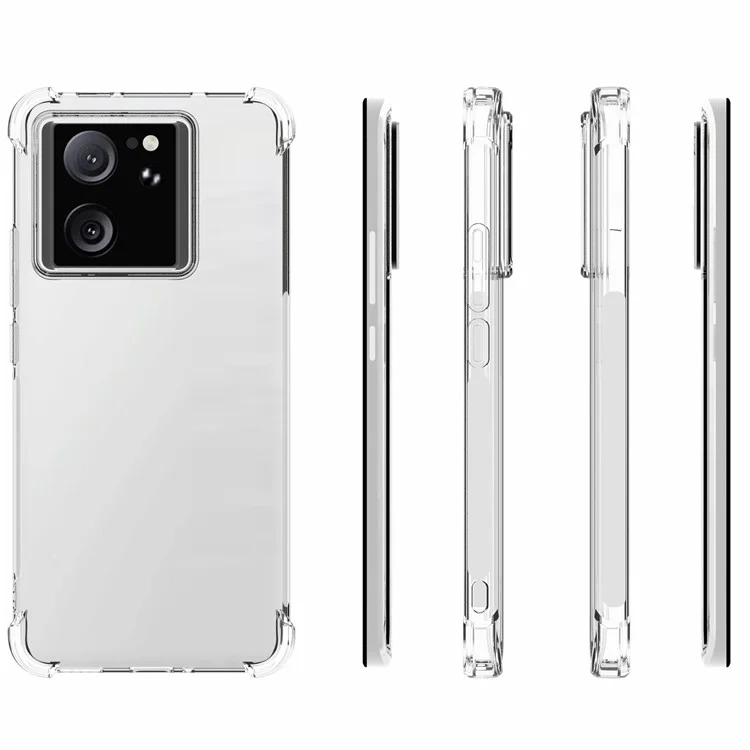 Per Xiaomi Redmi K60 Ultra / 13T / 13T Pro Custodia TPU Angoli rinforzati Copertura telefonica trasparente