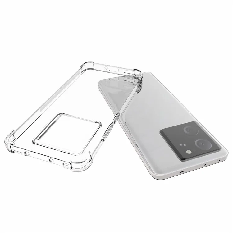 Per Xiaomi Redmi K60 Ultra / 13T / 13T Pro Custodia TPU Angoli rinforzati Copertura telefonica trasparente