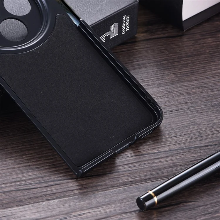For OnePlus Open Magnetic Phone Case PU Leather+TPU Cover Compatible with MagSafe - Red